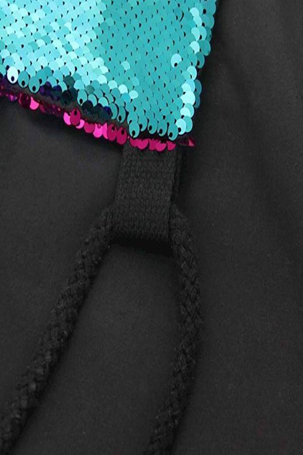 Mermaid Sequin School Bag Multi Color  - Image 5
