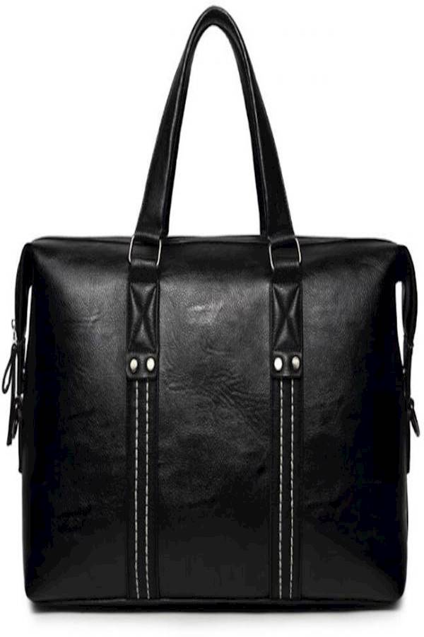 Generic - Leather Duffle Bag Black - Image 1