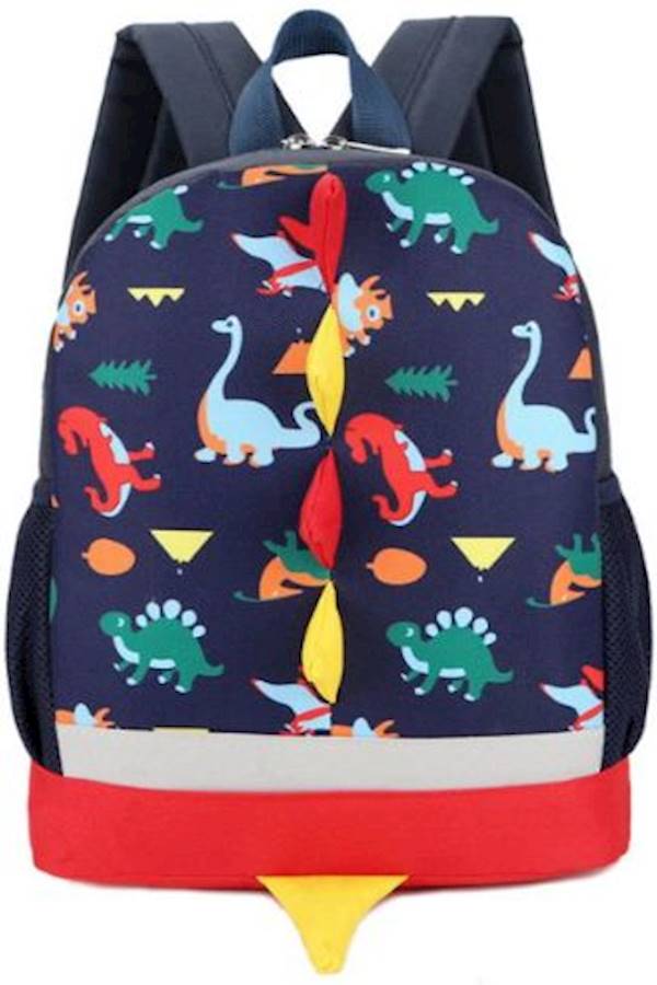 Cartoon Printed Backpack Blue/Red/Yellow  - Image 2