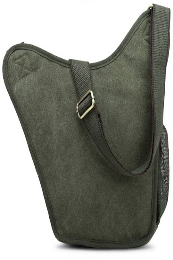 KAUKKO Leather Shoulder Bag Green - Image 5