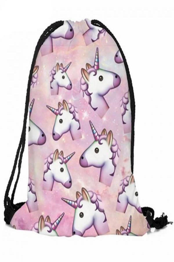 3D Unicorn Printed School Bag For Girls Multi Color - Image 1