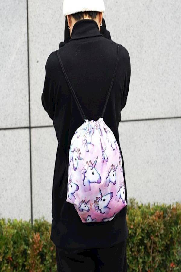 3D Unicorn Printed School Bag For Girls Multi Color - Image 4