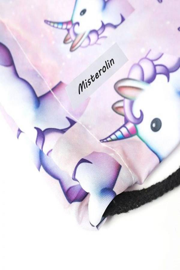 3D Unicorn Printed School Bag For Girls Multi Color - Image 5