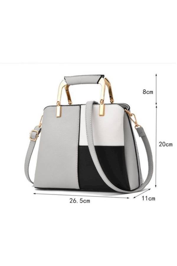 Generic - Wild Shoulder Diagonal Handbag Grey/White/Black - Image 1