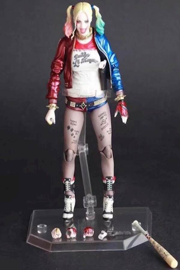 مجسم شخصية هارلي كوين الجوكر من فيلم دي سي Suicide Squad بطول 6 بوصات - Image 4