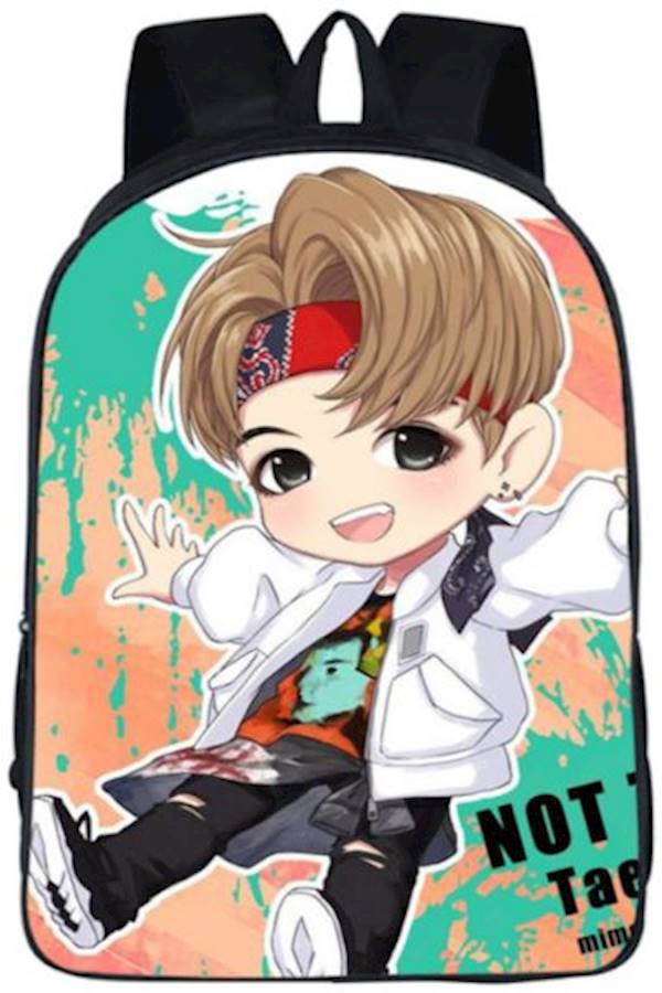 Korean Bts Bangtan Boys Letter Printed Travel Bag Girls Multi Color 