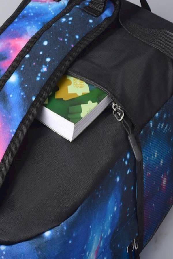روبلوكس حقيبة ظهر بتصميم مطبوع عليه سماء مليئة بالنجوم متعدد الألوان - Image 4