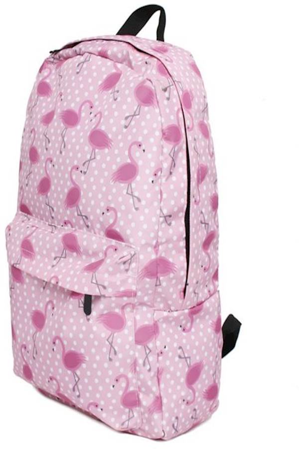 3-Piece Flamingo Printed Backpack Set Pink - Image 5