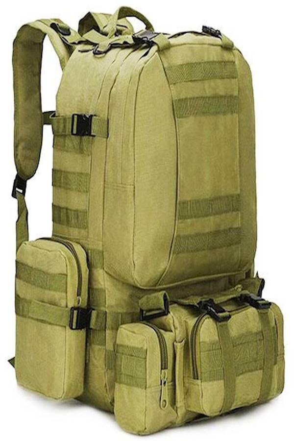 Waterproof Mountaineering Backpack Green - Image 4