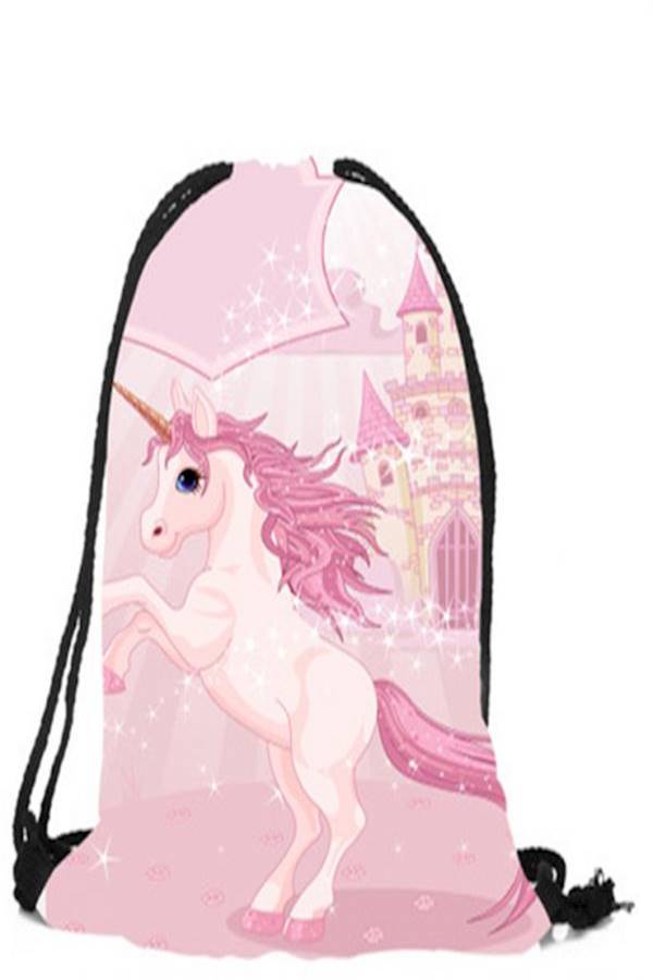3D Unicorn Printed School Bag For Girls Multi Color - Image 5