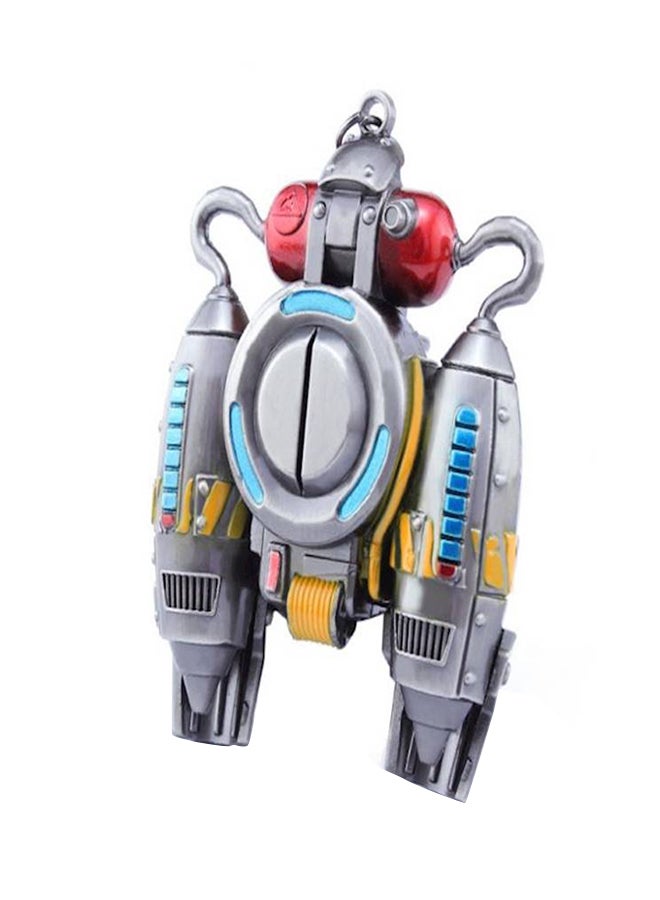 Fortnite Jet Backpack Key Chain Silver/Red/Blue - Image 1