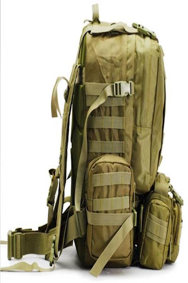 Waterproof Mountaineering Backpack Green - Image 5