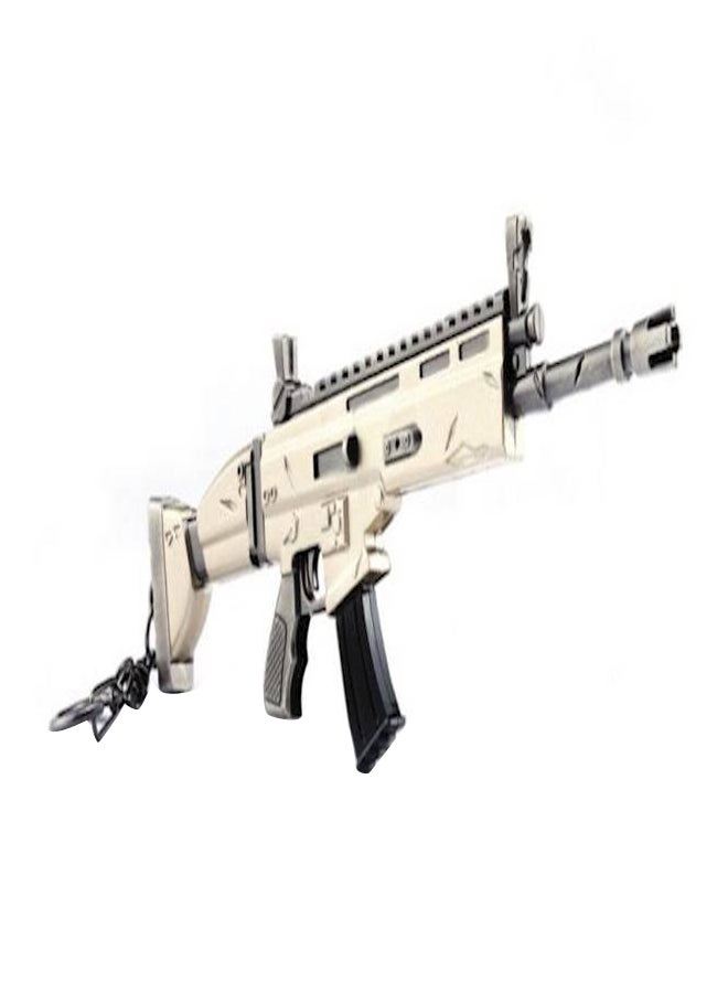 Fortnite Scar Rifle Toy Key Chain Silver - Image 1