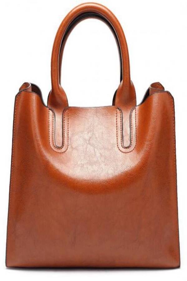 Leather Handbag Brown  - Image 2