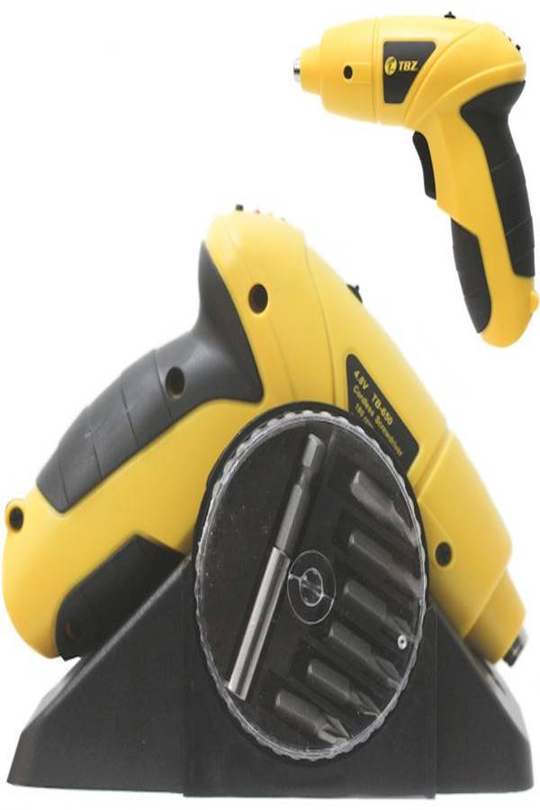 Cordless Screwdriver With Stand Black/Yellow - v1556091023/N23938831A_5