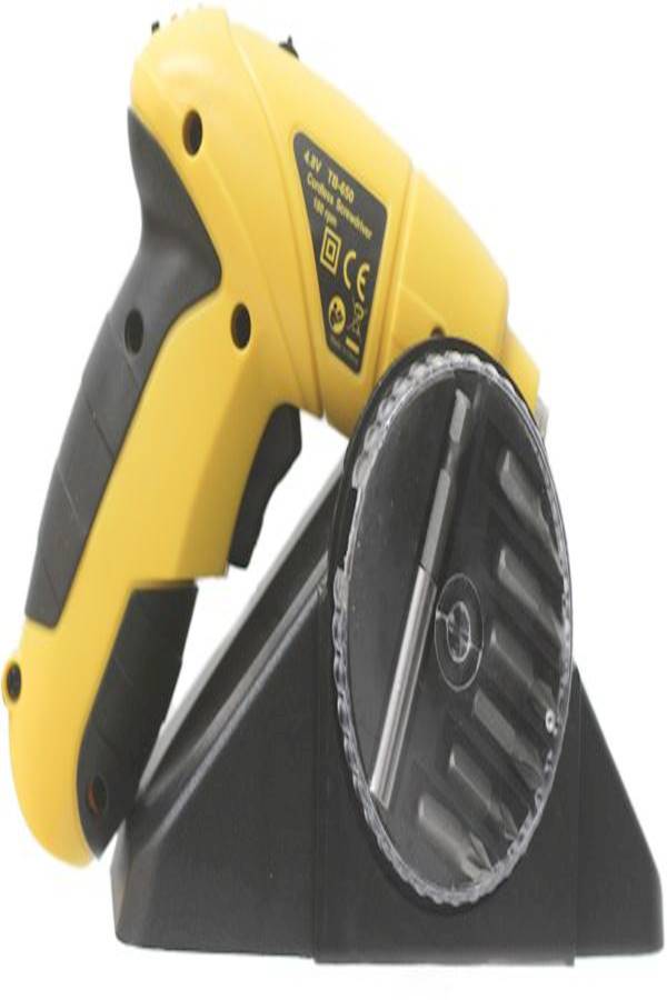 Cordless Screwdriver With Stand Black/Yellow - v1556091023/N23938831A_6