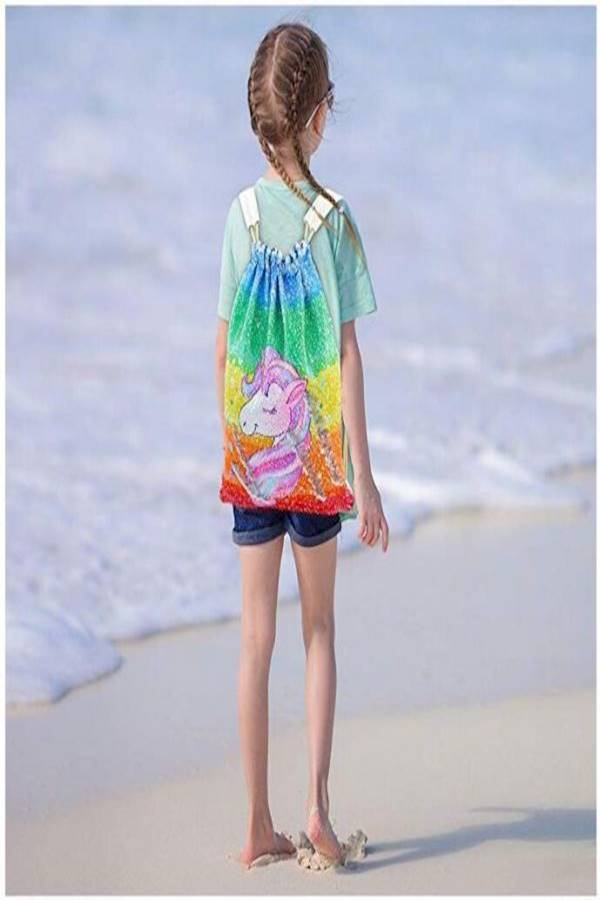 Mermaid Unicorn Sequin Bag Multi Color - Image 2