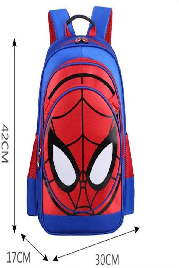 Spiderman Patterned Backpack And Shoulder Bag Set Blue/Red - Image 2