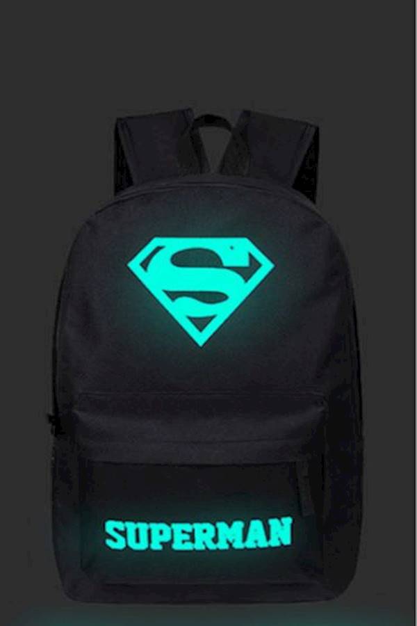 Superman Backpack 16.41-inch Black/White - Image 2