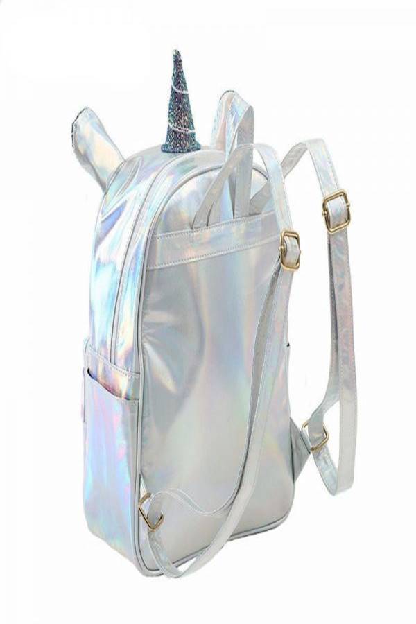 Generic - Unicorn Sequin Backpack Silver - Image 1