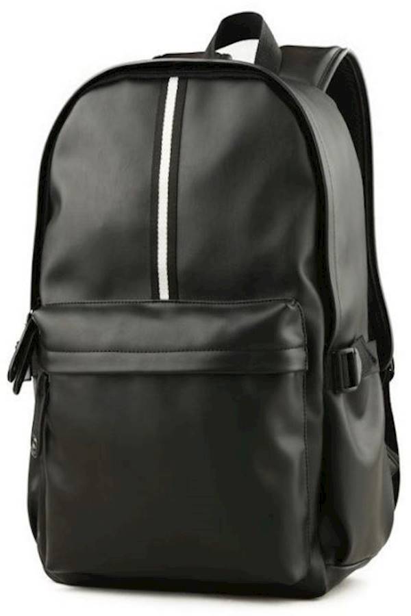 Tide Male Leather Shoulder Bag Black - Image 1