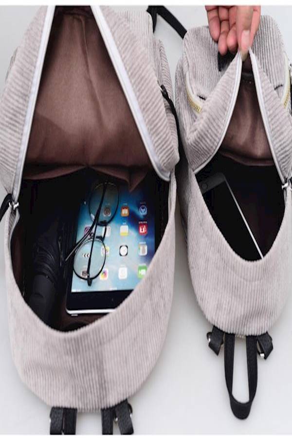 Korea Mini Shoulder Bag Grey - Image 4