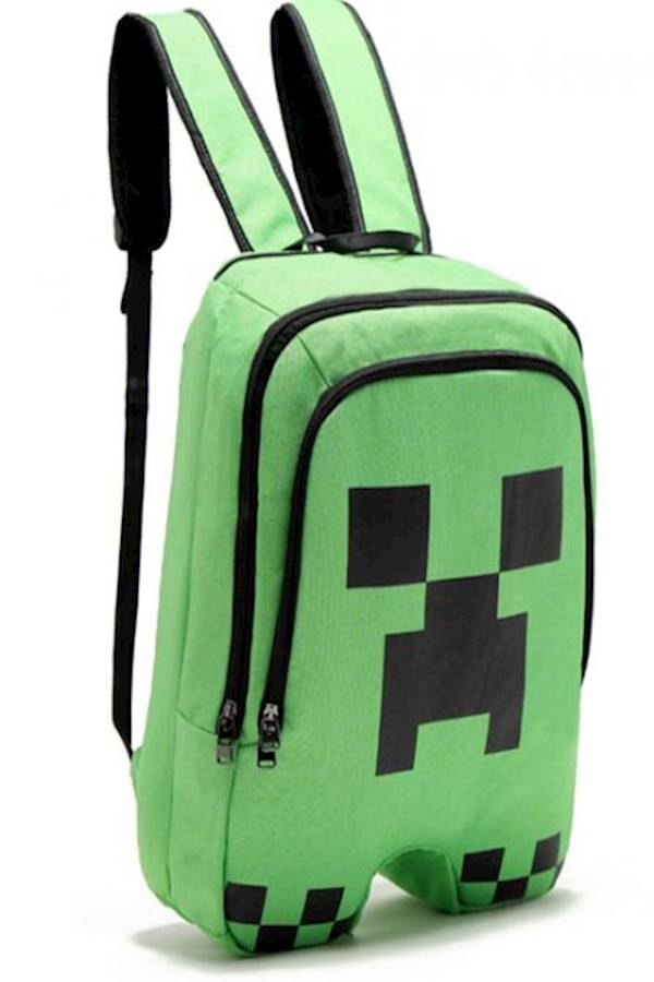Teenager Minecraft Schoolbag Green - Image 1