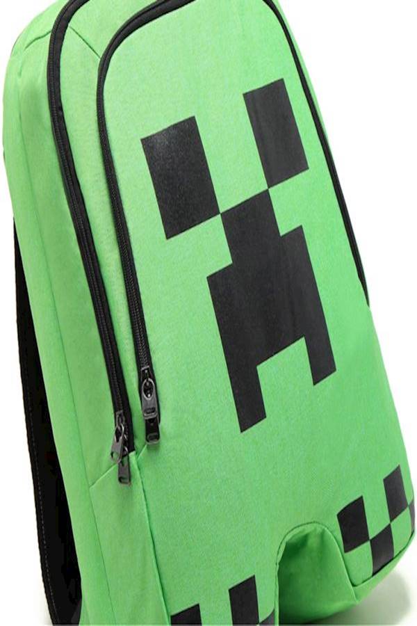 Teenager Minecraft Schoolbag Green - Image 4