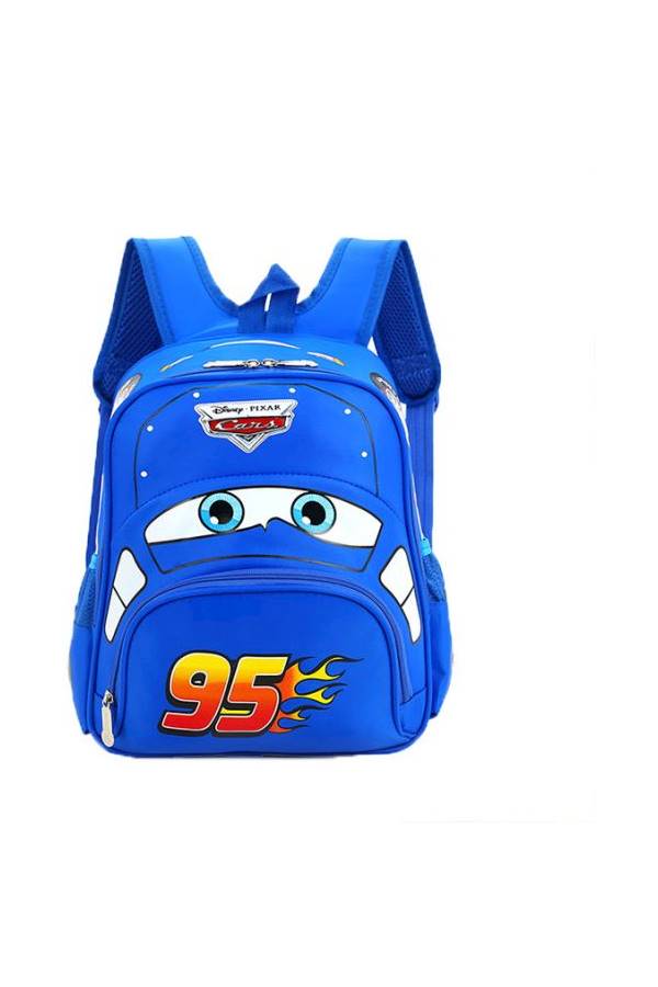 Cartoon Car Backpack Blue  - Image 1