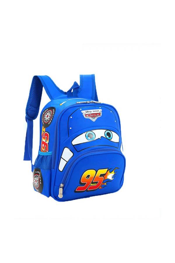 Cartoon Car Backpack Blue  - Image 2