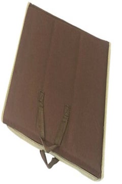 Generic Foldable Prayer Mat And Backrest 2 in 1 Light Blue 54×114cm  - Image 4