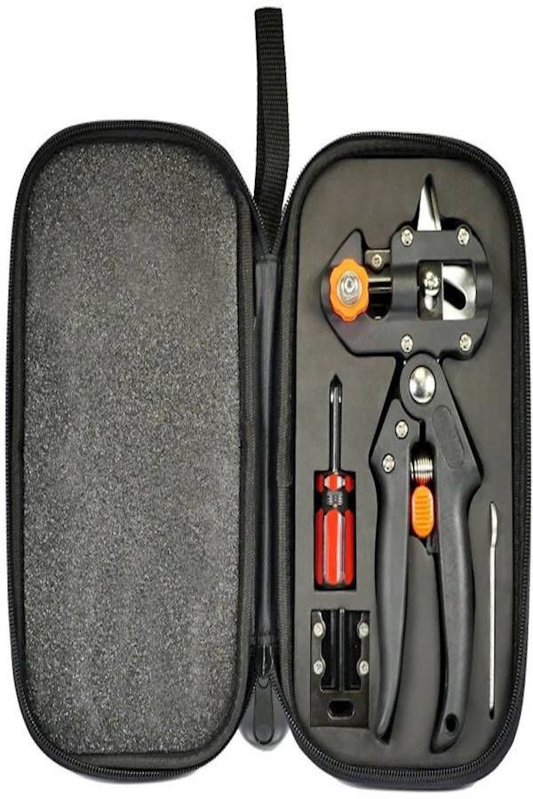 Generic - 3-Blade Garden Fruit Tree Tool Set Black/Orange - Image 1