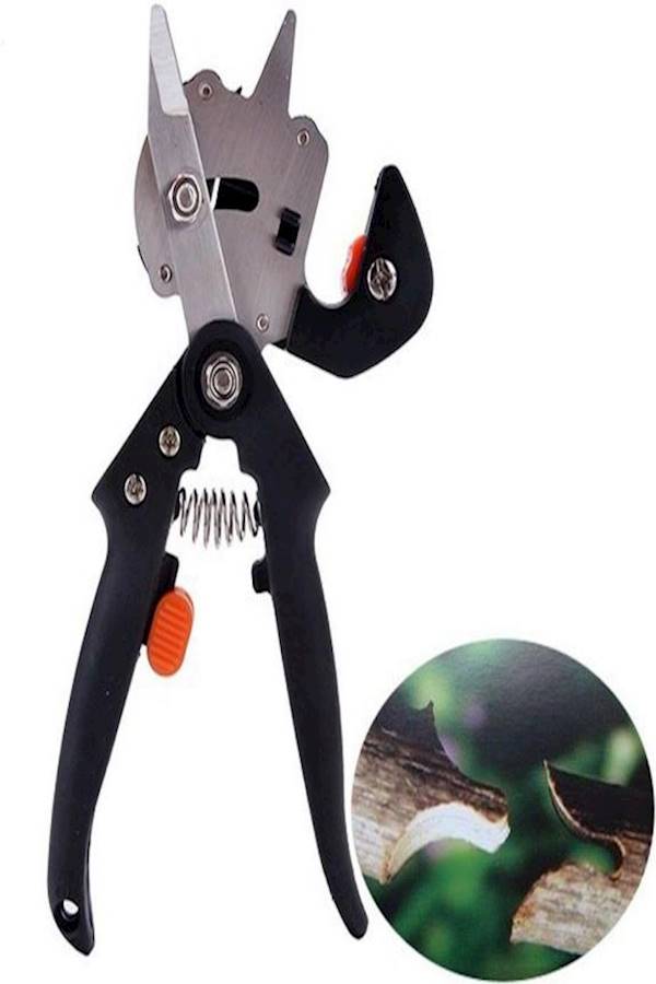 Generic - 3-Blade Garden Fruit Tree Tool Set Black/Orange - Image 1