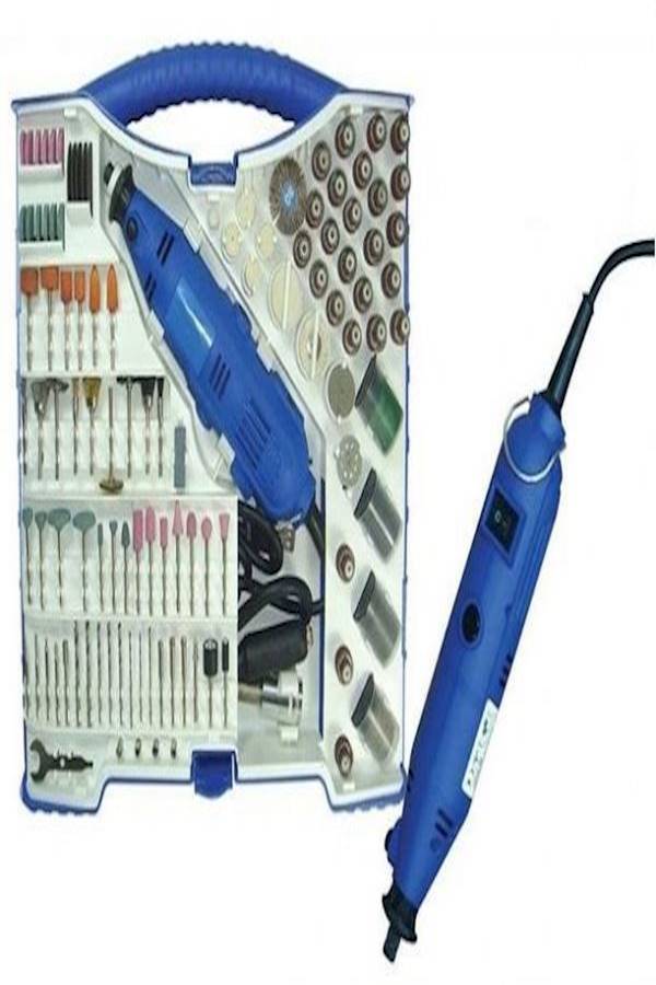EVERISE 254-Pieces Rotary Tool & Accessory Multicolour 10cm - Image 3