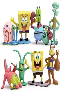 Generic Spongebob Squarepants Spongebob 2 Figure Set Of 8 KSA | Riyadh ...