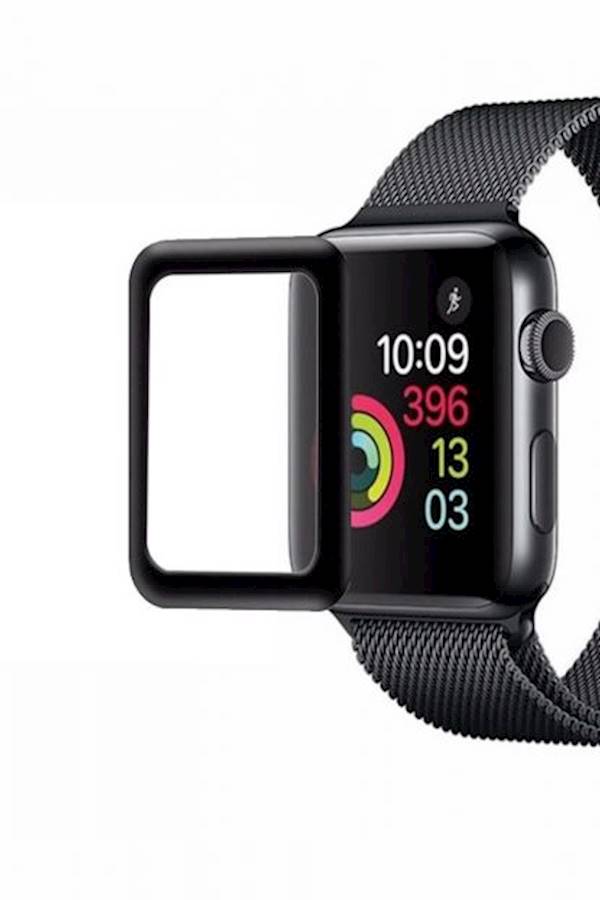 4D Glass Screen Protector For Apple Watch Clear/Black - v1556092870/N24336560A_1