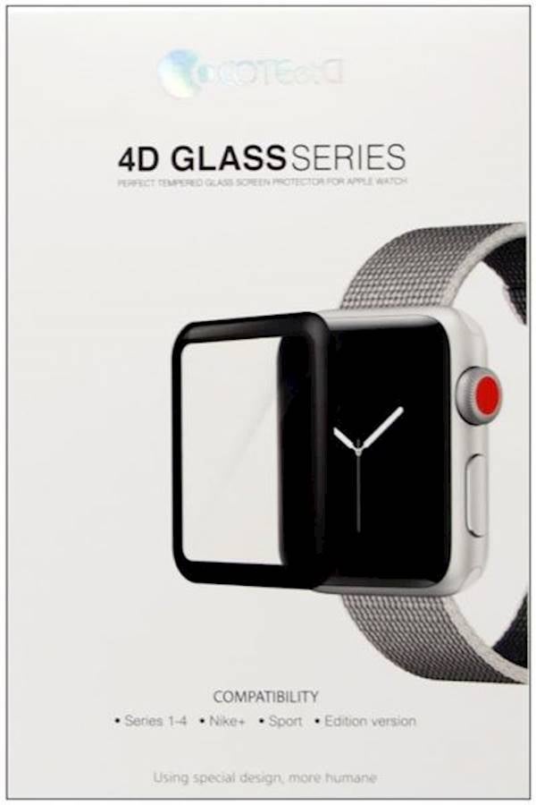 4D Glass Screen Protector For Apple Watch Clear/Black - v1556092870/N24336560A_2