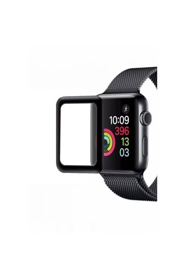 4D Glass Screen Protector For Apple Watch Clear/Black - v1556092870/N24336560A_3