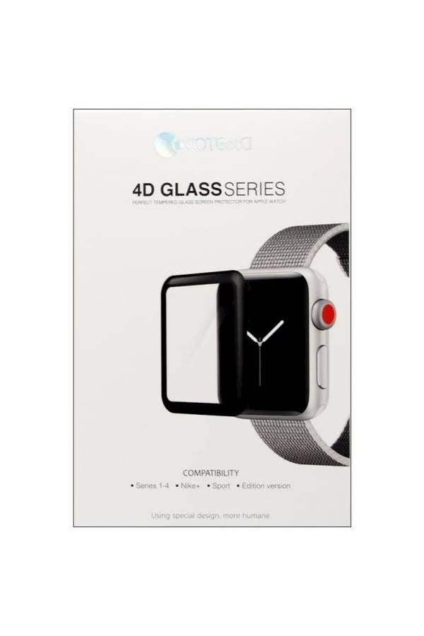 4D Glass Screen Protector For Apple Watch Clear/Black - v1556092870/N24336560A_4