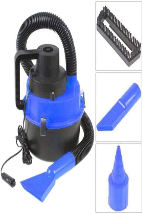 مكنسة كهربائية لتنظيف السيارة الجاف والرطب بجهد 12 فولت مع 4 رؤوس - Image 4