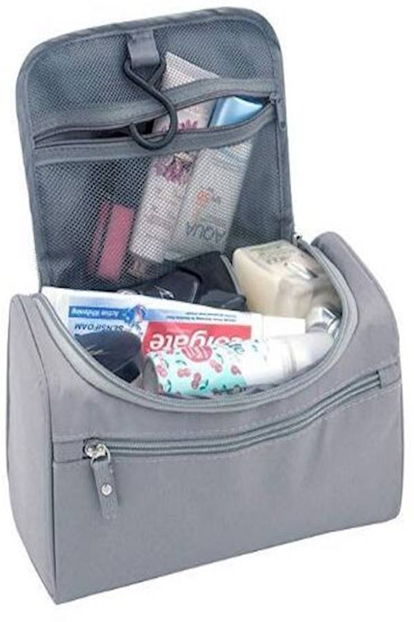 Generic Travel Toiletry Bag Grey  - Image 3
