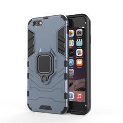 Generic Anti-Fall Ring Bracket Full Package Armor Phone Case Cover For Apple iPhone 8 Plus Blue  - Image 2
