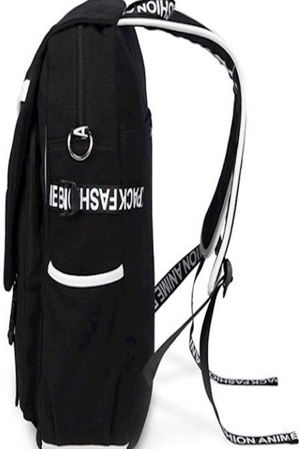 Naruto Hatake Kakashi Student Backpack Black/White - Image 2