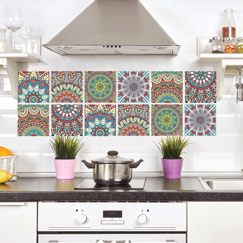 ZOOYOO Moroccan Style Diy Mosaic Wall Tiles Stickers Multicolour 30.0x25.0x5.0cm - Image 2