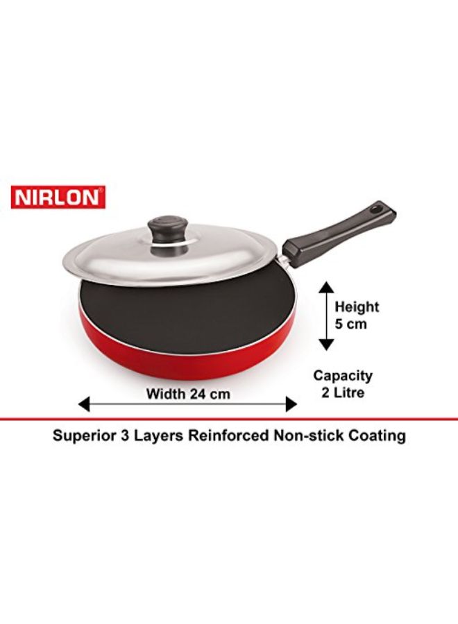 4-Piece Non-Stick Cookware Set Red