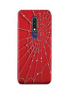 Nokia 3.1 Plus Tpu Case With Red Spider Web Pattern Red Spider Web Pattern