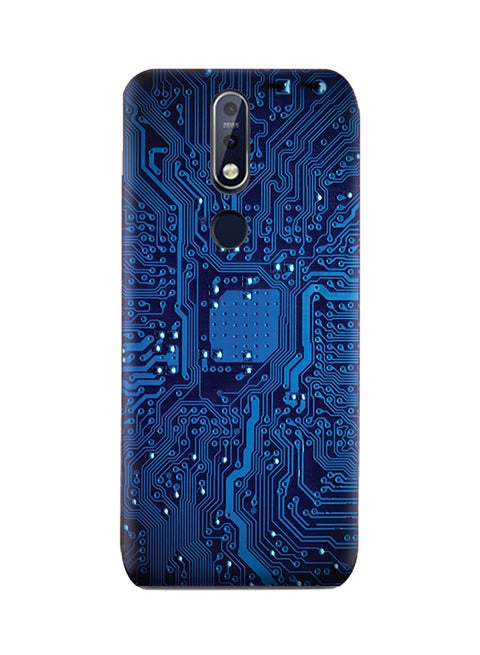 Nokia 7.1 Tpu Case With Circuit Board Pattern Circuit Board Pattern