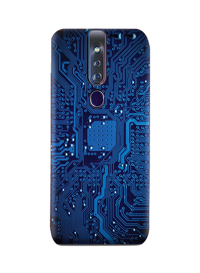 AMC DESIGN Amc Design Oppo F11 Pro Tpu Silicone Case With Circuit Board Pattern Multicolor 