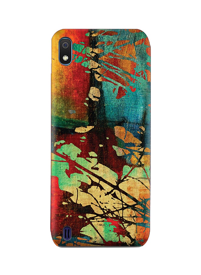 غطاء حماية من السيليكون والبولي يوريثان الحراري بنقشة جرونج بنمط فني كلاسيكي لهاتف سامسونج جالاكسي A10 من إيه إم سي ديزاين مزين بنمط فن الغرنج الكلاسيكي