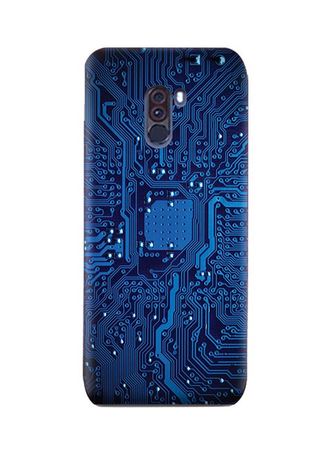 Amc Design Xiaomi Pocophone F1 Tpu Silicone Case With Circuit Board Pattern Circuit Board Pattern